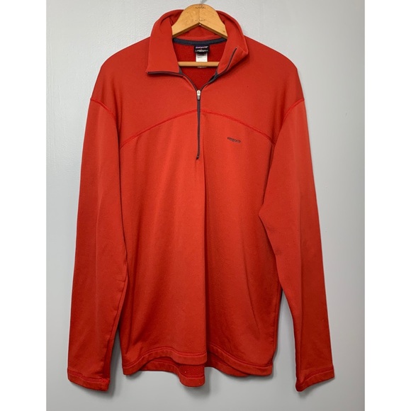 Patagonia Other - PATAGONIA Burnt Orange Capilene Half Zip Fleece
